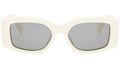 Triomphe Ivory Rectangular Sunglasses