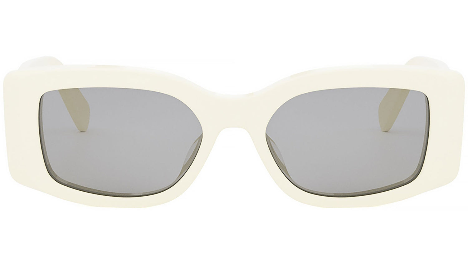Triomphe Ivory Rectangular Sunglasses