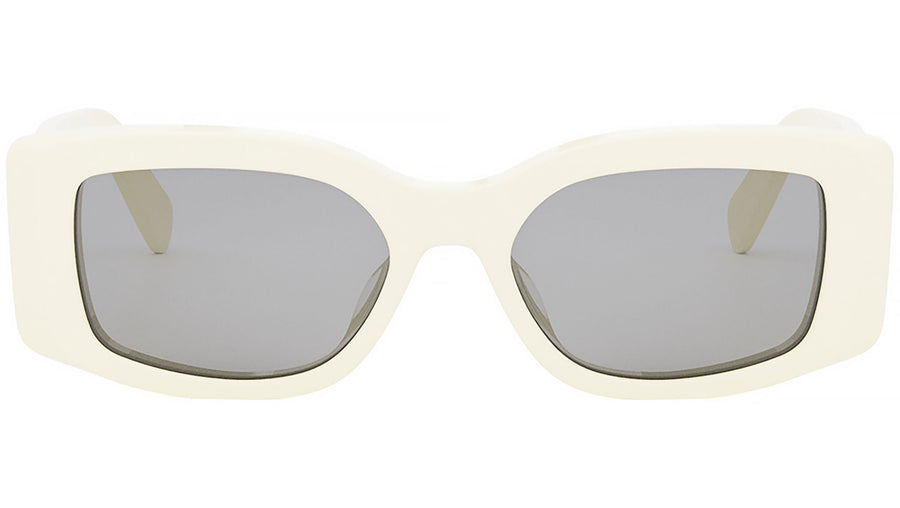 Triomphe Ivory Rectangular Sunglasses