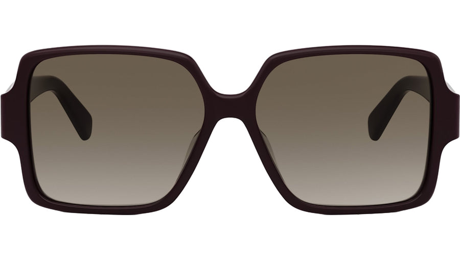 Triomphe Bordeaux Square Sunglasses