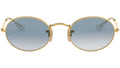 Oval Flat Lenses RB3547N 001/3F Gold