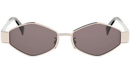 Metal Triomphe Gold Geometric Sunglasses