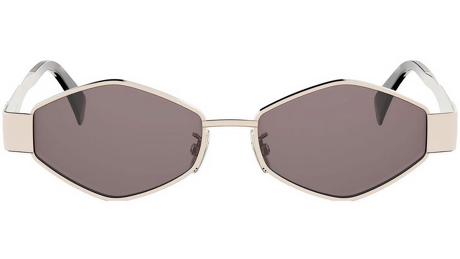 Metal Triomphe Gold Geometric Sunglasses