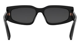 B.zero1 Black Rectangular Sunglasses