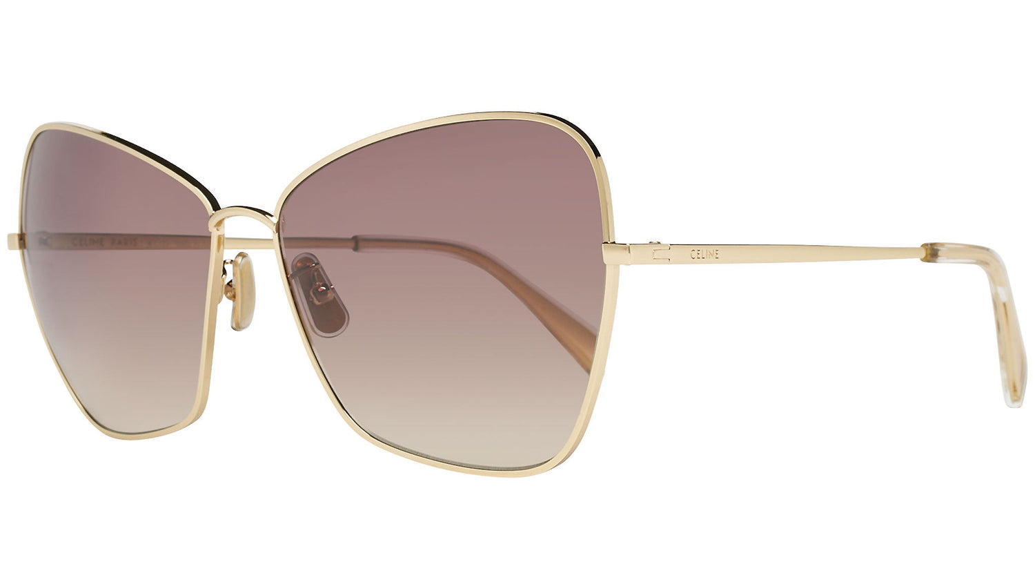 CELINE Gold Butterfly Sunglasses
