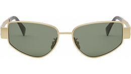 Metal Triomphe Gold Cat Eye Sunglasses