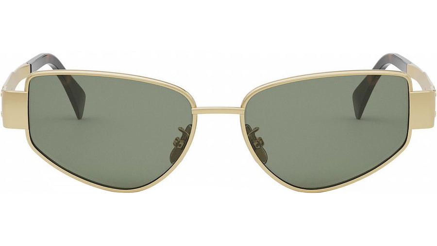 Metal Triomphe Gold Cat Eye Sunglasses