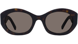 4G Dark Havana Oval Sunglasses