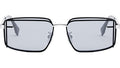 Fendi First Sight Black Rectangular Sunglasses