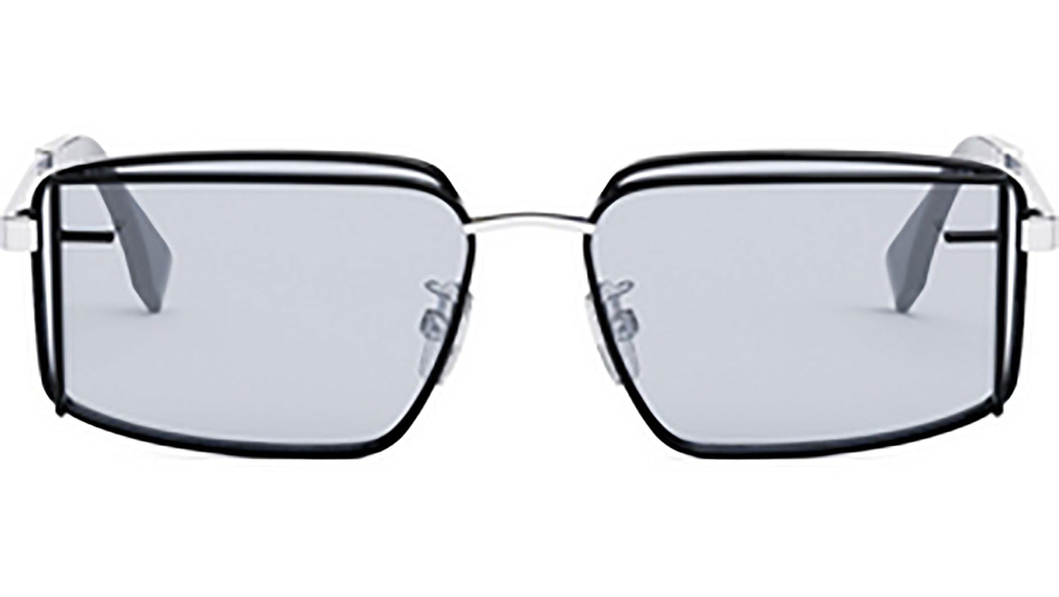 Fendi First Sight Black Rectangular Sunglasses