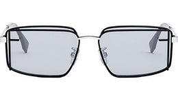 Fendi First Sight Black Rectangular Sunglasses
