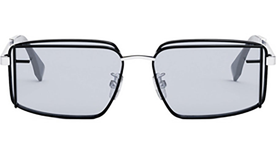 Fendi First Sight Black Rectangular Sunglasses