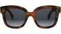 CELINE 3 Dots Havana Square Sunglasses