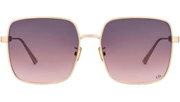 DiorCannage S1U Gold Square Sunglasses