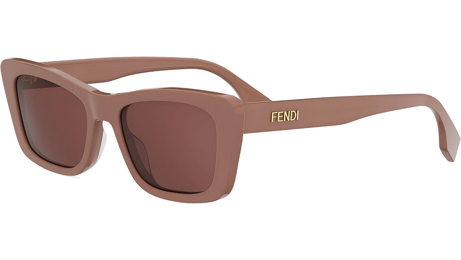 Lettering Pink Geometric Sunglasses