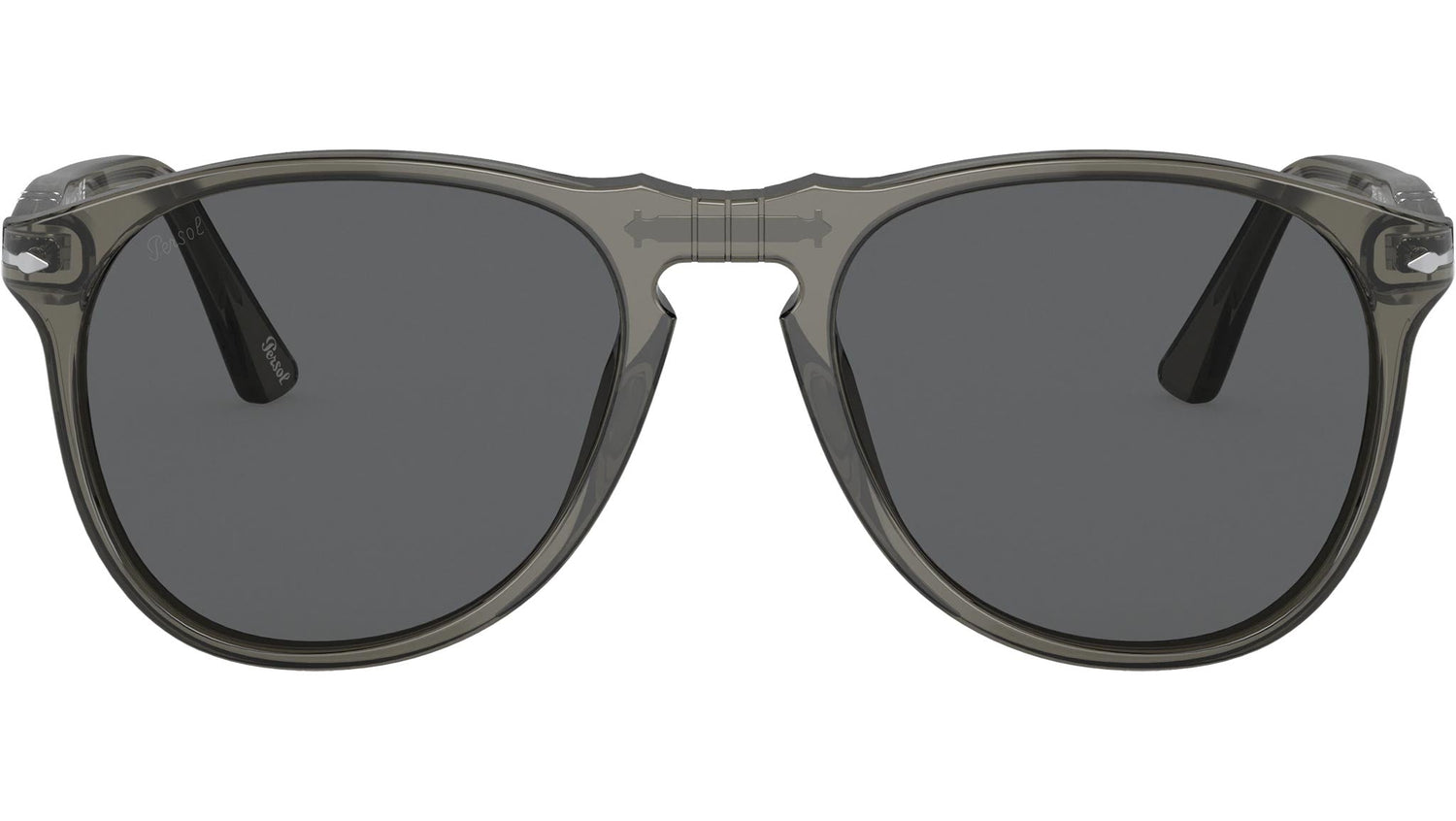 PO9649S taupe grey trasparent grey
