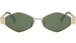 Metal Triomphe Gold Geometric Sunglasses