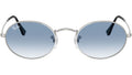 Oval RB3547 003/3F Silver Blue