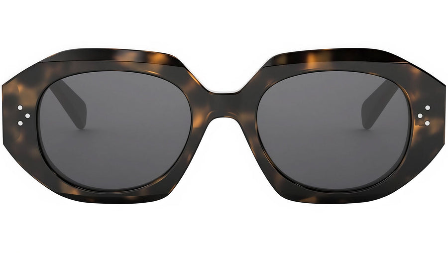 CELINE 3 Dots Havana Geometric Sunglasses