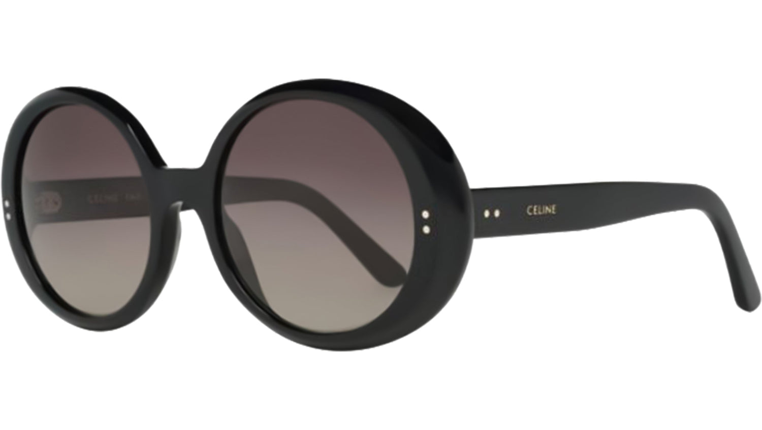 CELINE Black Round Sunglasses