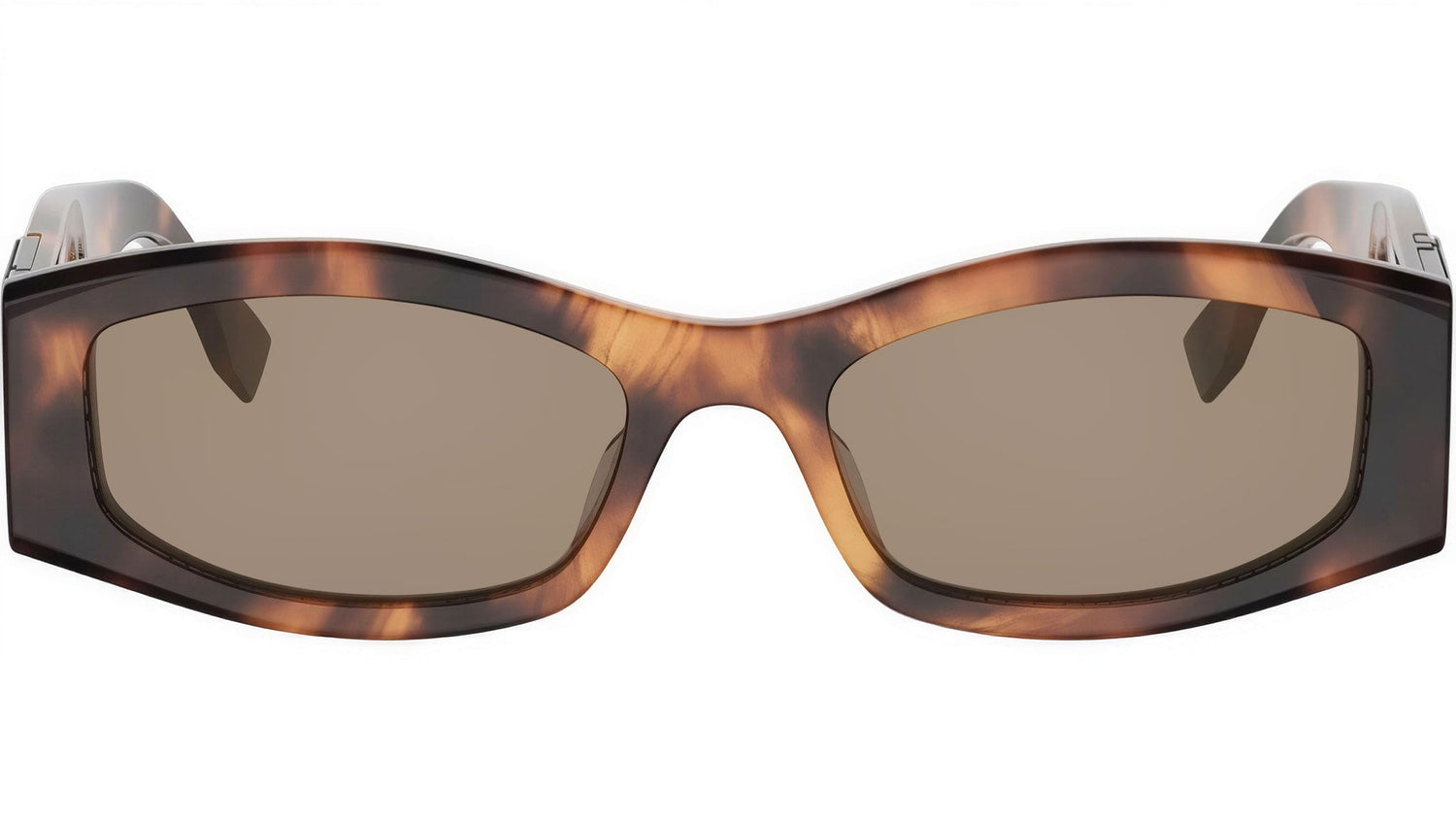 Forever Fendi Brown Geometric Sunglasses