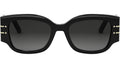 DiorSignature 13I Shiny Black Geometric Sunglasses