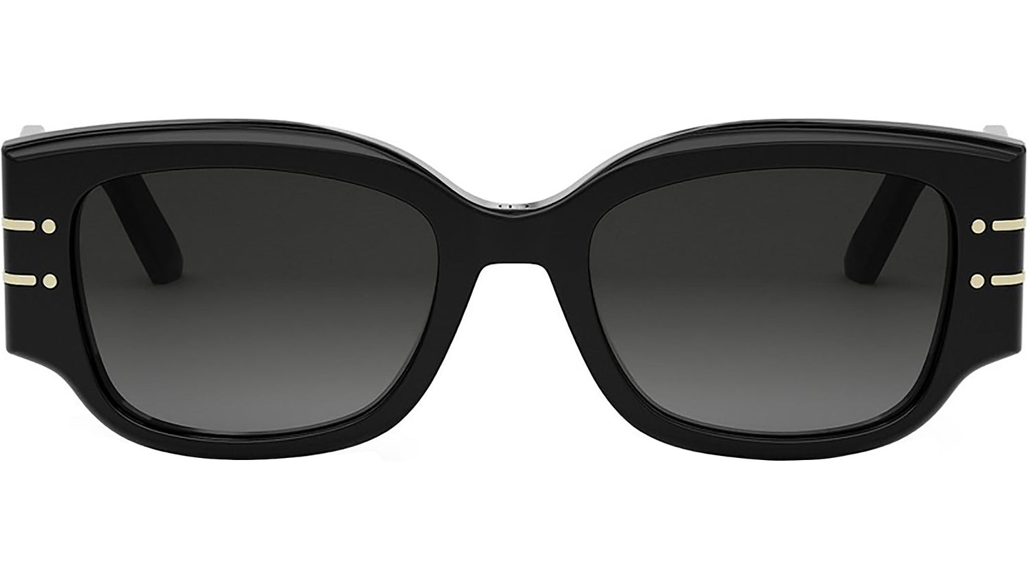 DiorSignature 13I Shiny Black Geometric Sunglasses