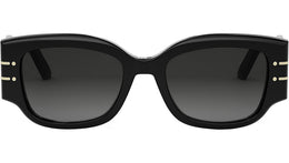 DiorSignature 13I Shiny Black Geometric Sunglasses
