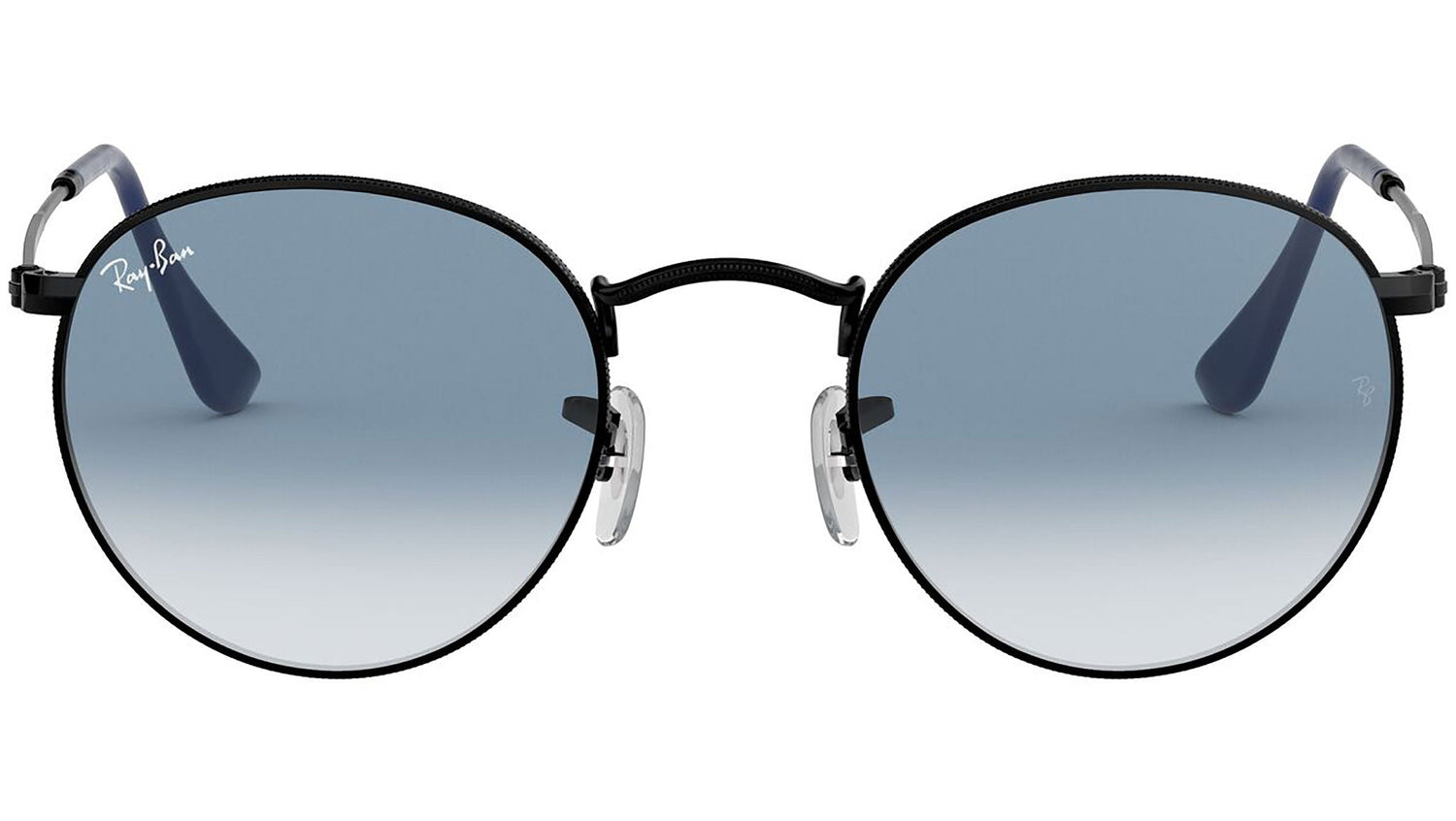 Round Metal RB3447 black blue gradient