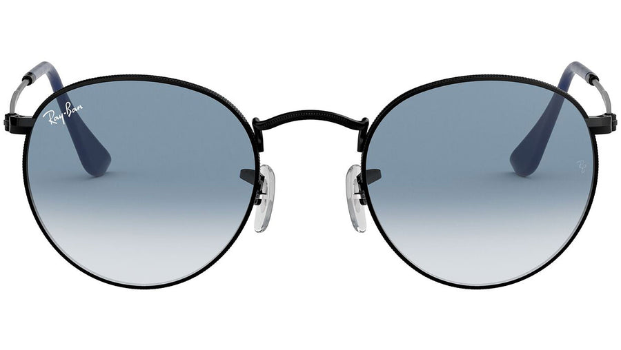 Round Metal RB3447 black blue gradient