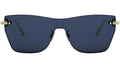 CD Chain M3U Yellow Butterfly Sunglasses