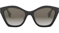 Lettering Black Geometric Sunglasses