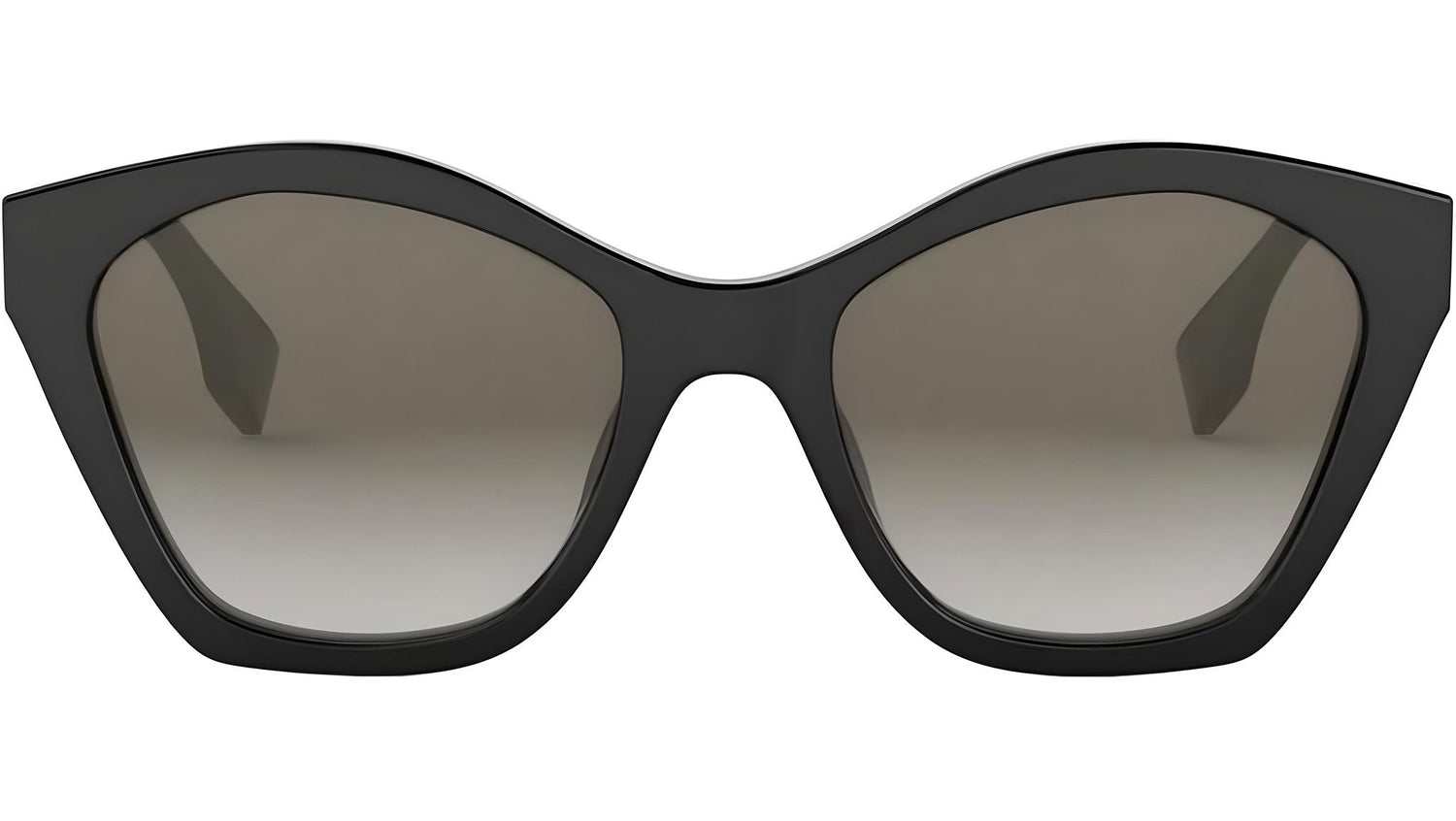 Lettering Black Geometric Sunglasses