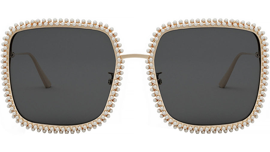MissDior S2U White Square Sunglasses