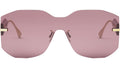 Fendigraphy Gold Geometric Sunglasses