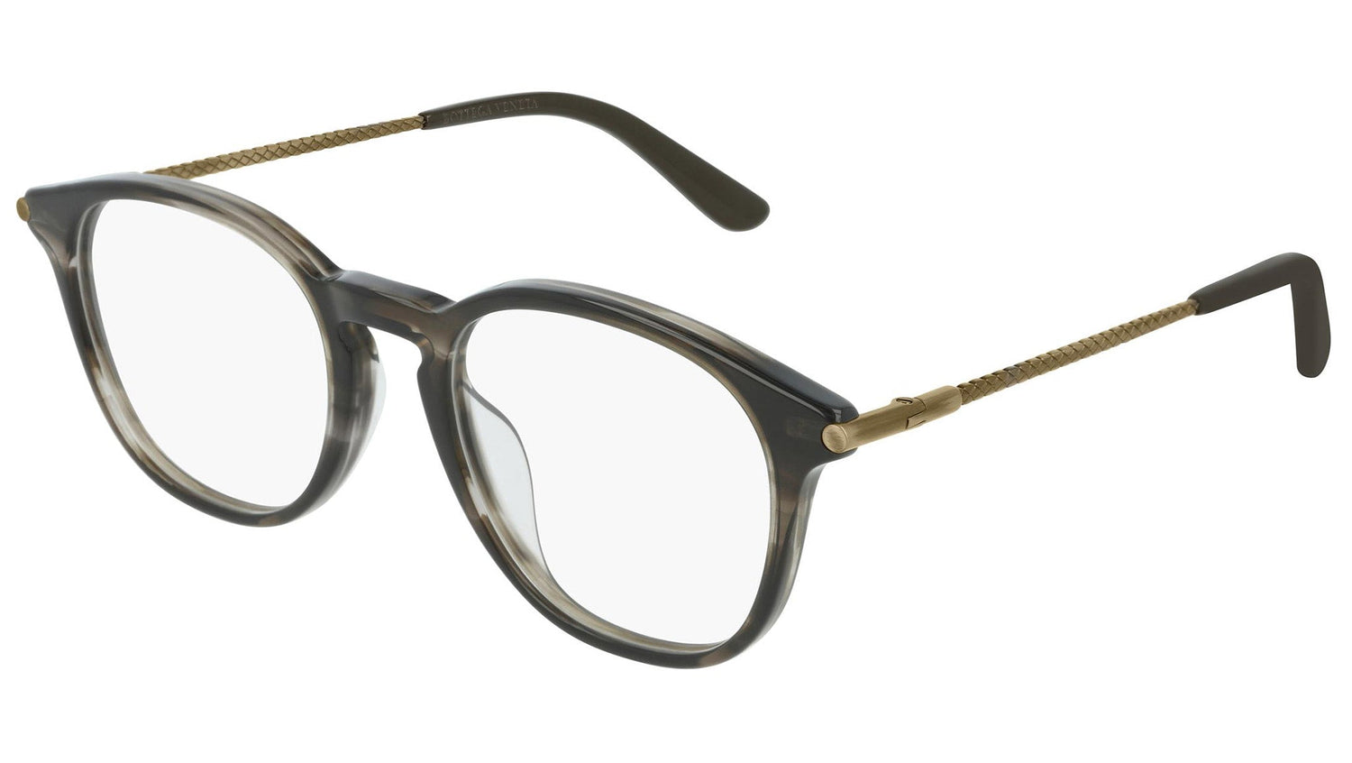 BV0200O shiny brown melange tortoise