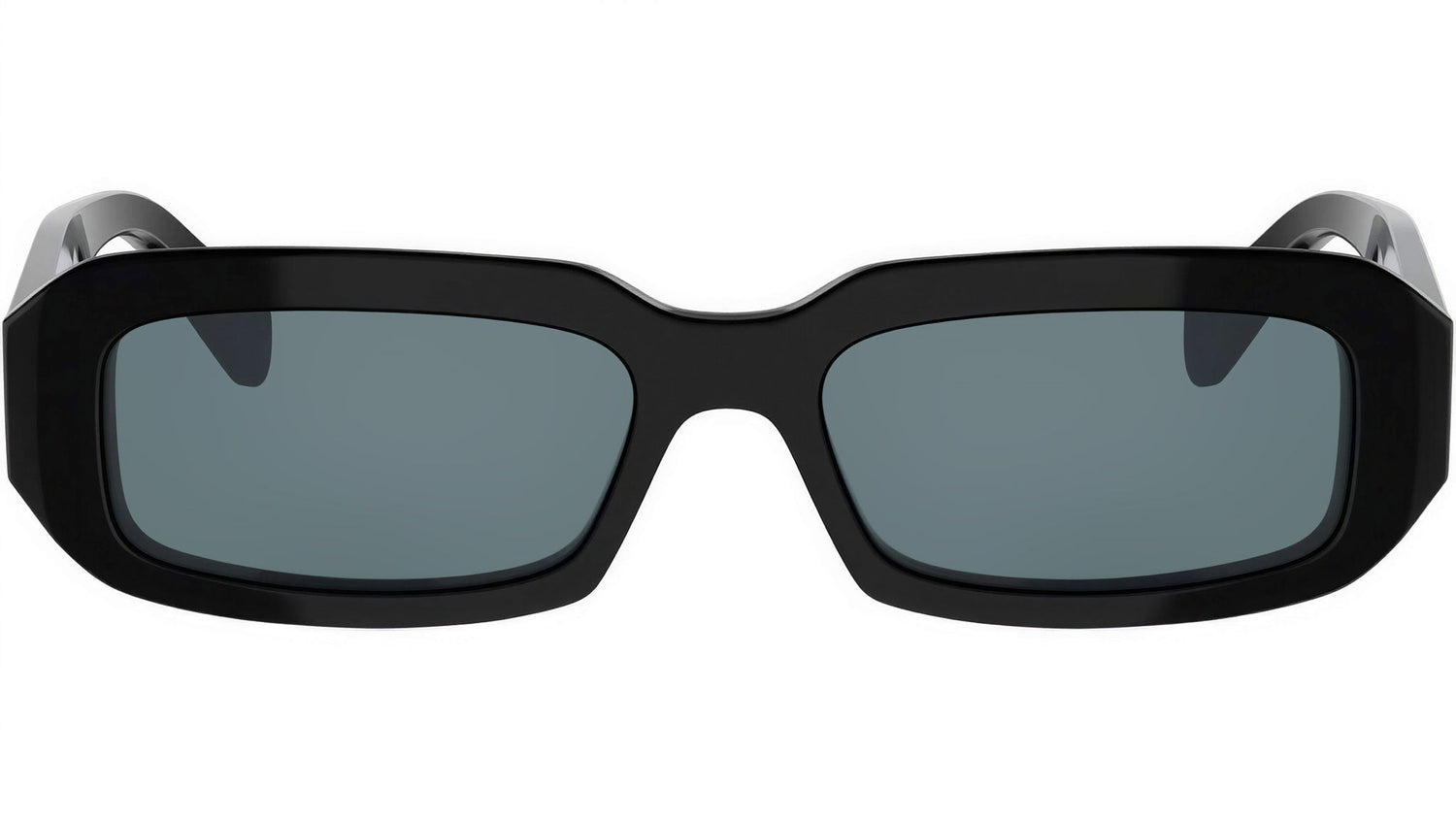 Triomphe Black Rectangular Sunglasses