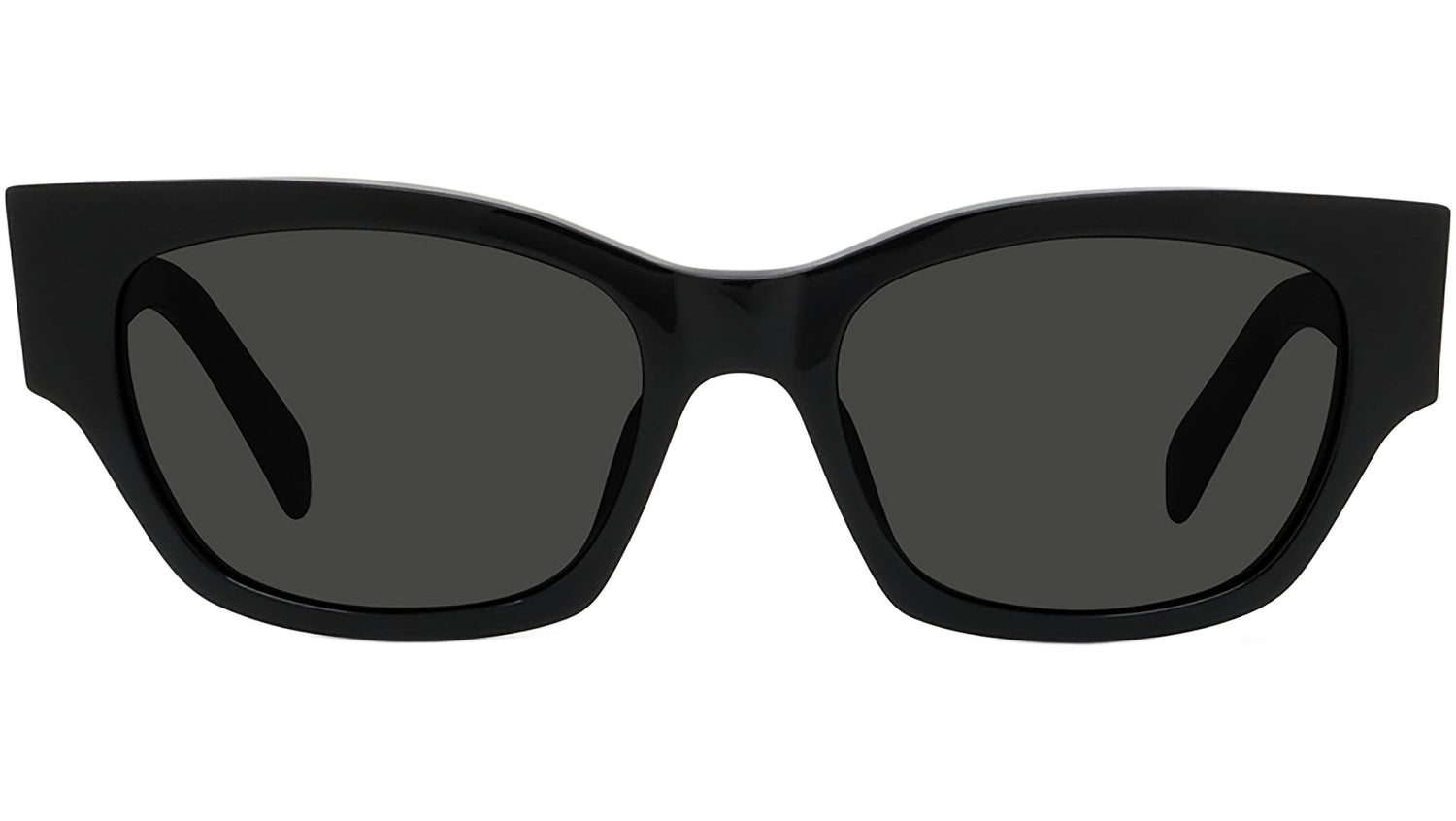 Monochroms Black Rectangular Sunglasses