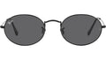 Oval Metal RB3547 002/B1 Black Grey
