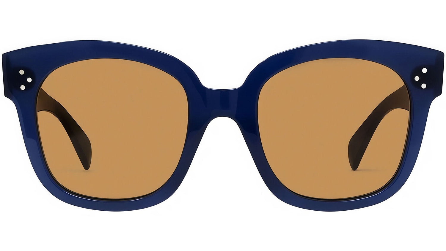 CELINE 3 Dots Blue Square Sunglasses