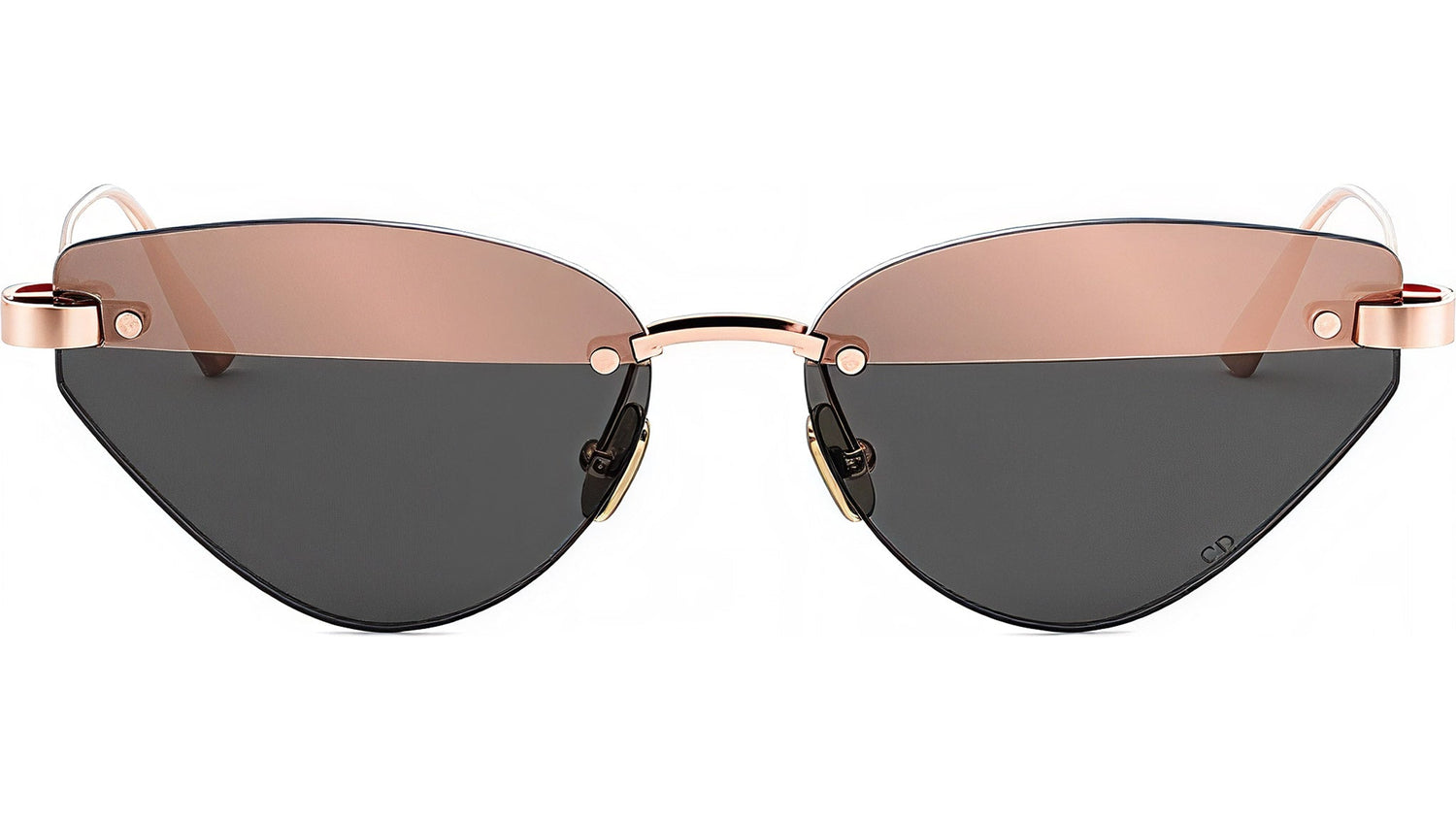CDior B5U Rose Gold Geometric Sunglasses