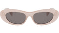 CELINE 3 Dots Orange Rectangular Sunglasses