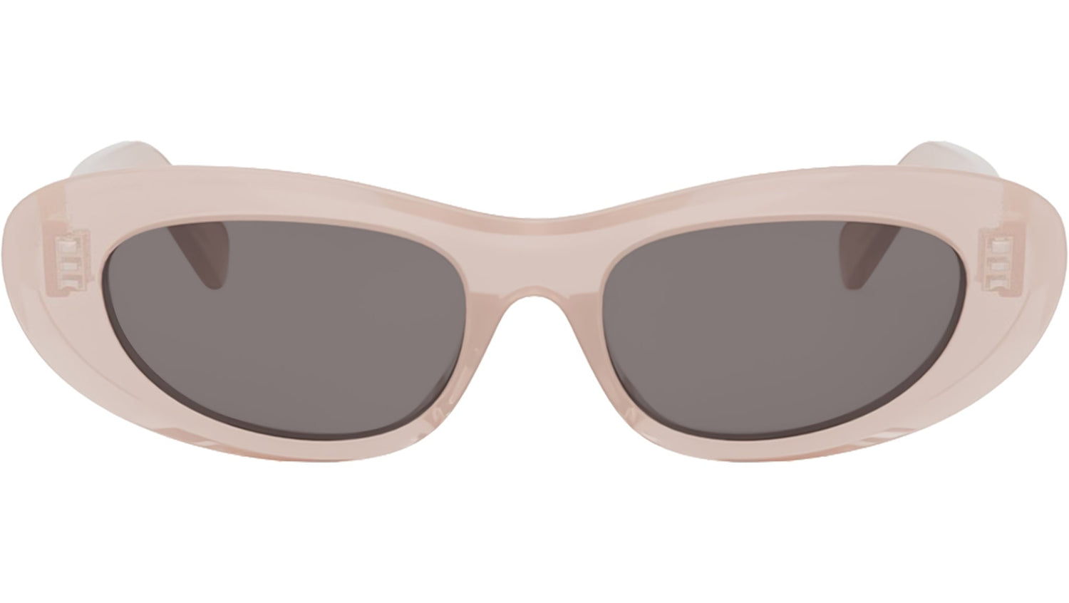 CELINE 3 Dots Orange Rectangular Sunglasses