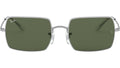 Rectangle RB1969 silver green classic