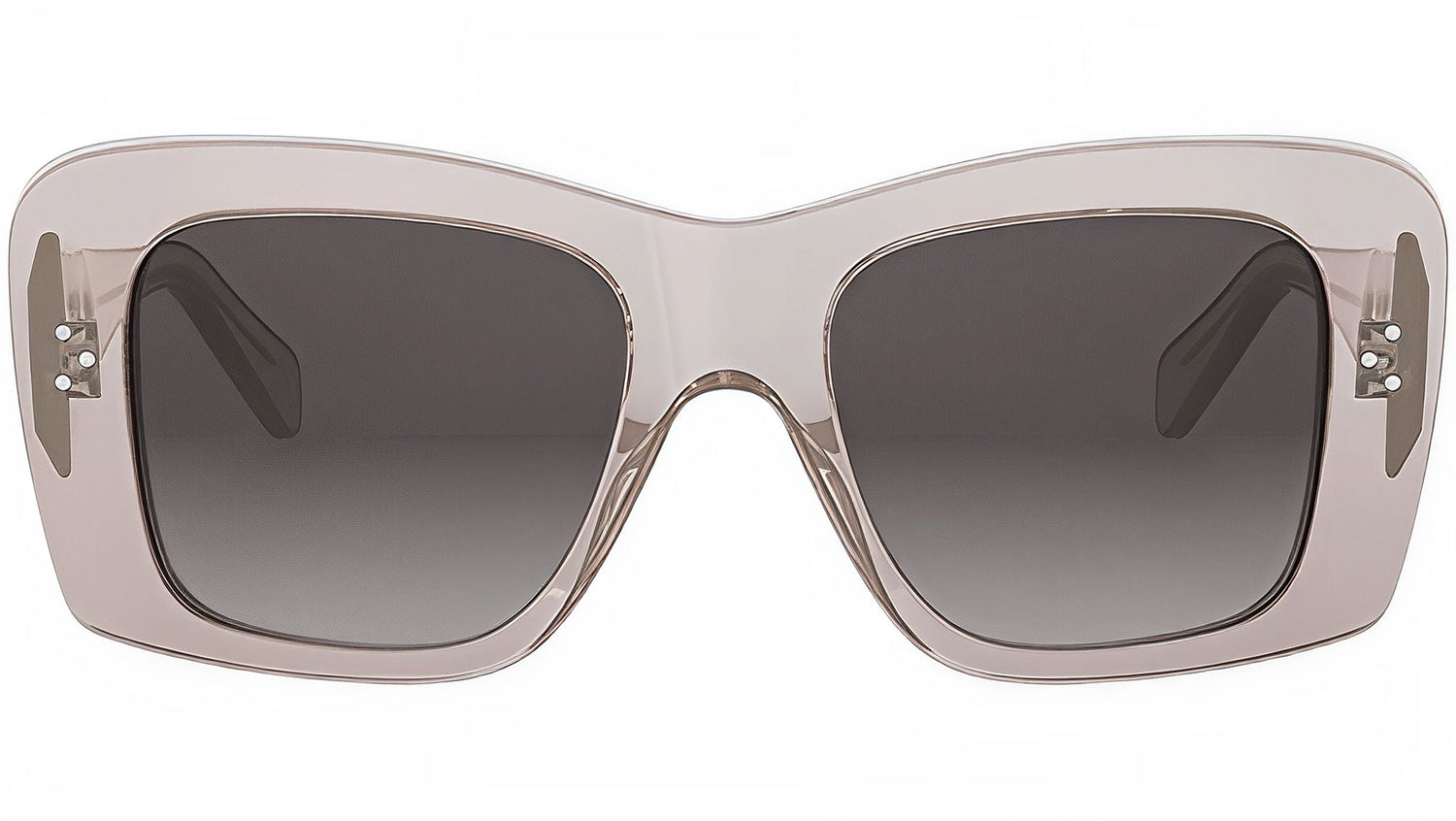 CELINE 3 Dots Brown Geometric Sunglasses