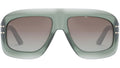 DiorSignature M1U Green Pilot Sunglasses