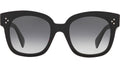 CELINE 3 Dots Shiny Black Geometric Sunglasses
