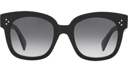 CELINE 3 Dots Shiny Black Geometric Sunglasses