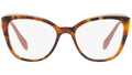 MU 02QV VX81O1 havana / top transparent brown