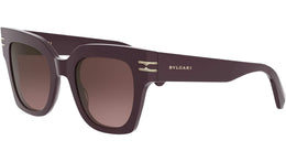 B.Zero1 Bordeaux Geometric Sunglasses